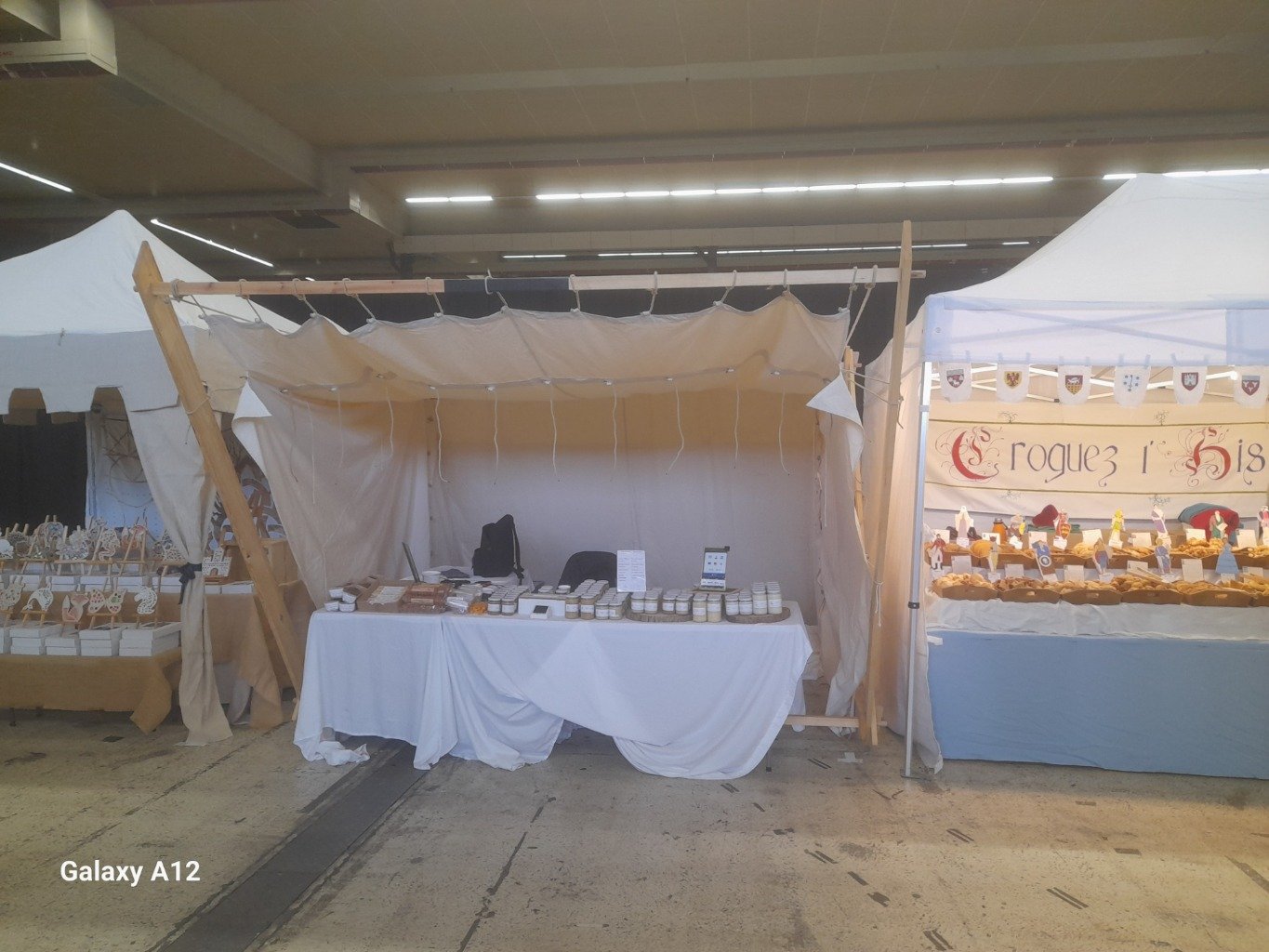 Stand de vente aux 4 terres à Namur - mars 2025